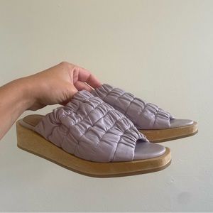 Beklina gathered clog shoes size 6